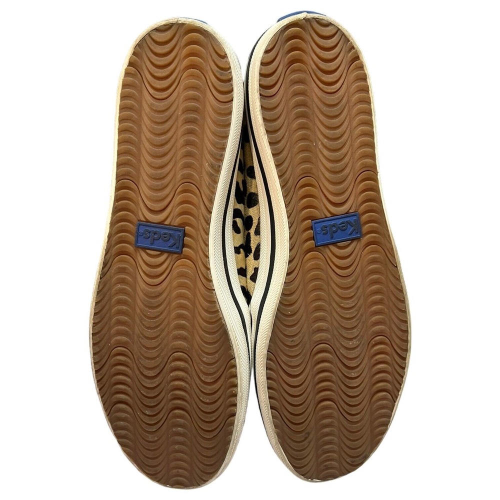 Keds Kate Spade New York Shoes Womens 7.5 Double Decker Mule Calf Hair Leopard - Picture 8 of 13
